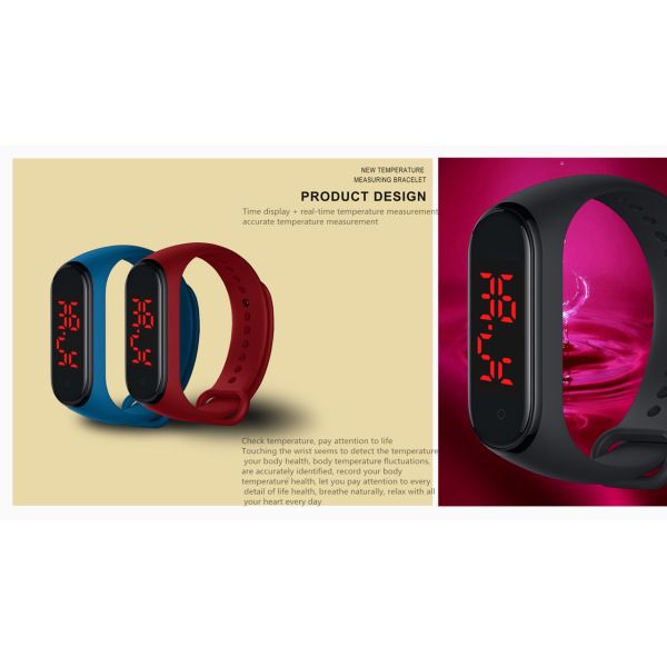 NFC V7smart Bracelet Electronic LED Display Ladies Android Smartwatch High Precision