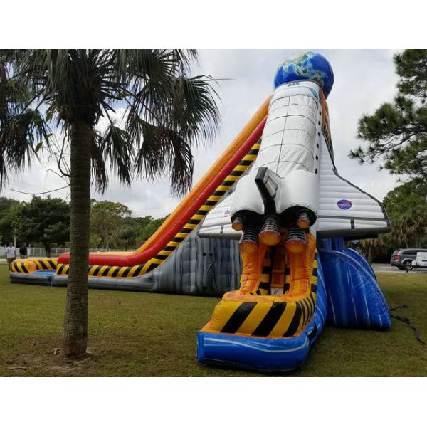 Giant Inflatable Space Shuttle Kids Inflatable Water Slide Super Pressure Resistance