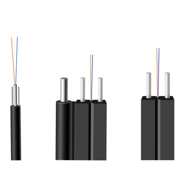 Steel Messenger Core 2 Core 4 Core G657A1 FTTH Drop Cable