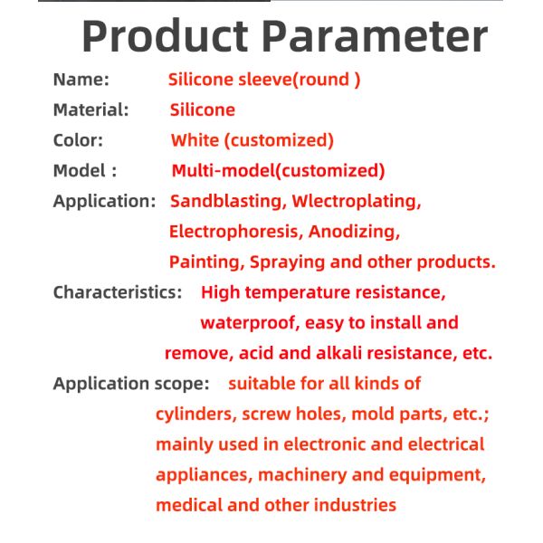 Waterproof Protective Sleeve for High Temperature Resistant Custom Silicone Cover in Industrial Environments