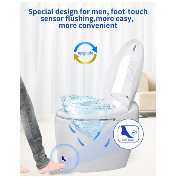 Home Portable Bathroom Smart Toilet Multi - Function Customized White Color