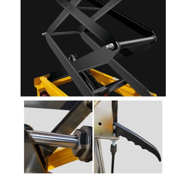 Footpedal Platform Transporter Warehouse Material Loading And Unloading Truck Small Mobile