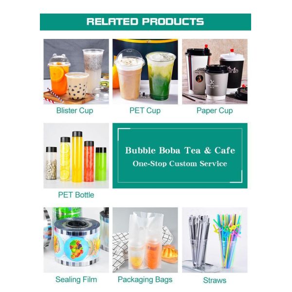 Customized Request Transparent 16oz Bubble Tea Plastic Cup with Custom Logo Order Now