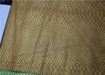 Pearlied Gold Fake Leather Fabric Classic Snake Skin Pattern Fire - Retardant
