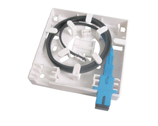 86 Type Multifunctional Fiber Optic Junction Box Network Face Plate For SC/LC And RJ45 Connectors