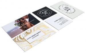 Quality Personality Printed Paper Business Cards Embossed Gold Foil Luxury Business Cards Printing for sale