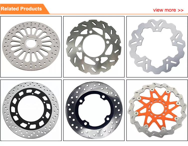 Position Front Customized and Performance-Driven Motorcycle Brake Disc for Suzuki DR650SE