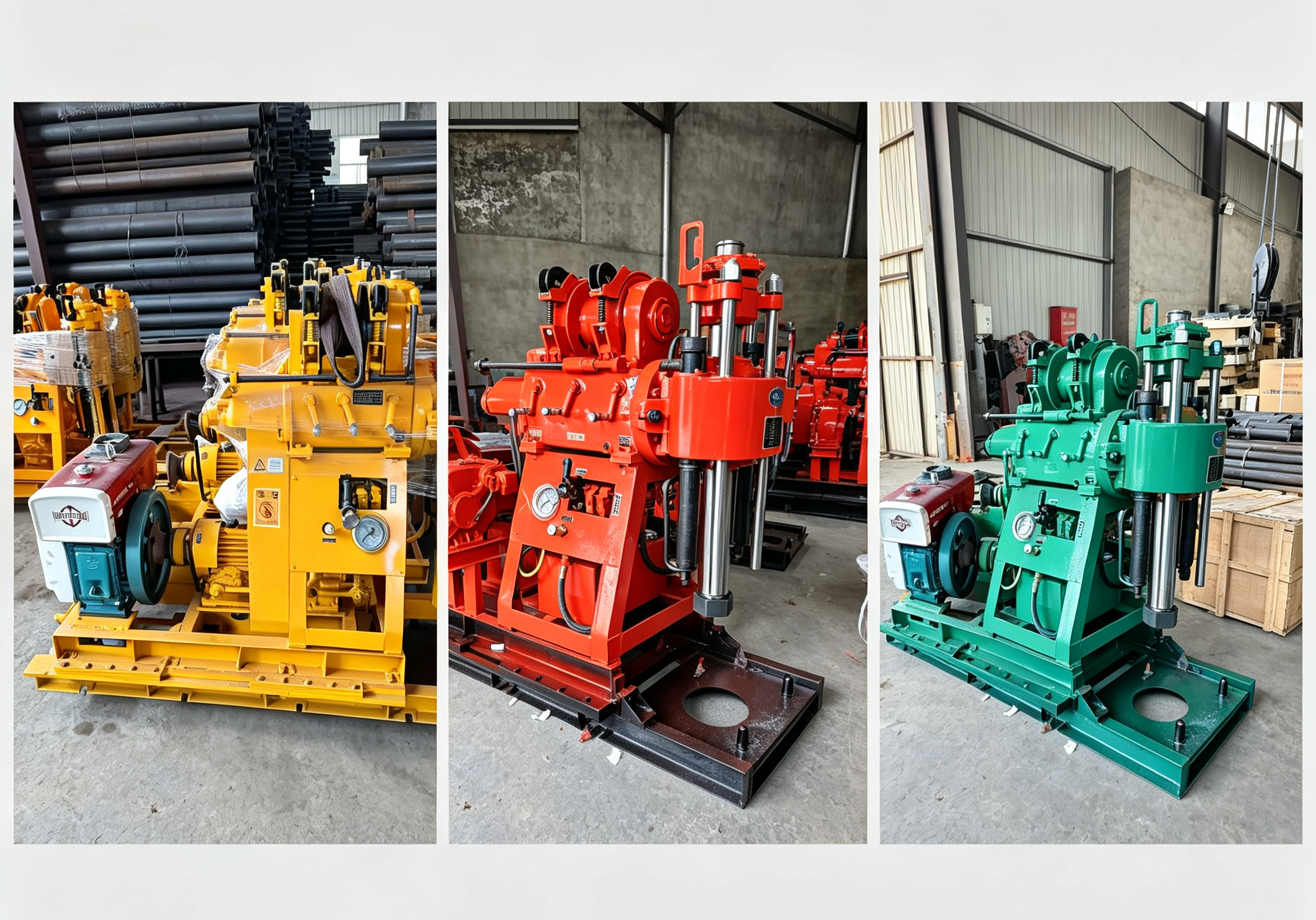 GK200 Borehole Drilling Machine front view
