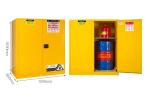 Drum Hazardous Storage Cabinet in labs, minel, stock, chemical company stock,