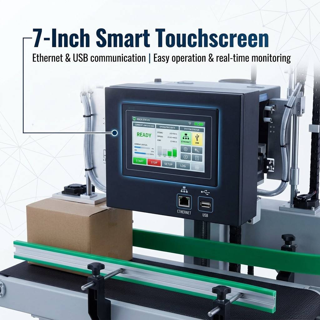 HXTB100A Labeling Machine operational view