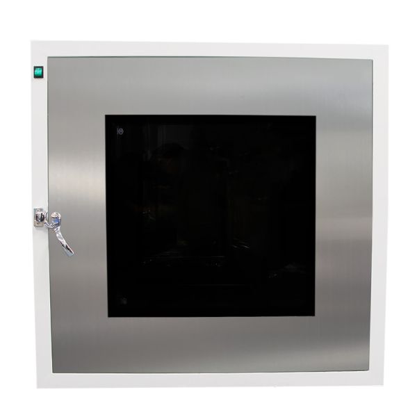 Mechanical Interlock Cleanroom Pass Box 220V With Embedded Door