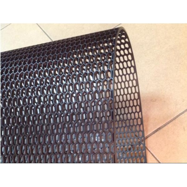 Weather Resistant PVC Mesh Fabric 260g 50m -100m/Roll Length Eco Friendly Coated Mesh