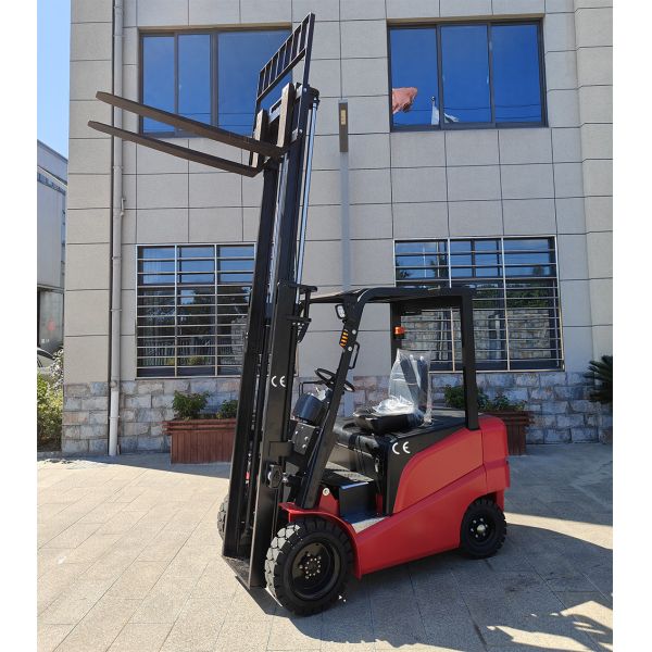 Durable 3meters 3tons Four Wheels Full Electric Forklift Suitable for large tonnage and high lifting with CE certificate