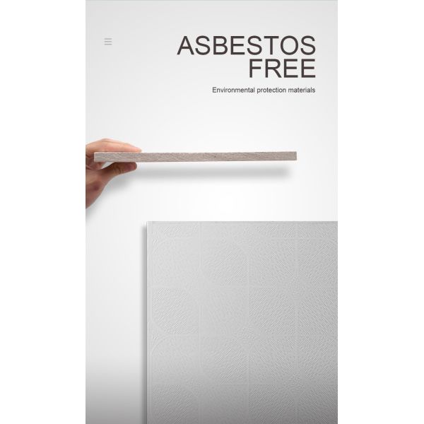 Modern Style PVC Gypsum Ceiling Tiles Rectangle Shape Square Edge