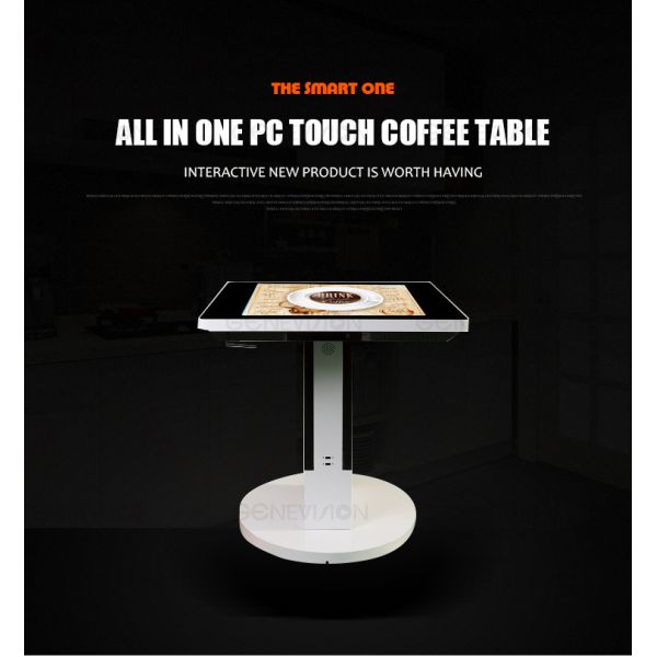 20-Points Touch IPS 43inch Touch Table for Coffee Shop Smart Android Touch Screen Table Commercial LCD Dinning Table
