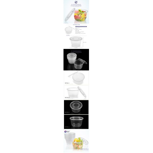 Quality disposable fruit salad boxes can be recycled from disposable plastic soup bowls