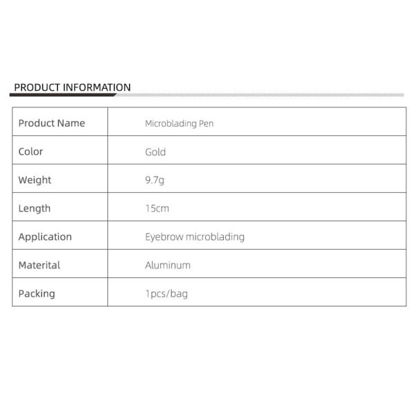 Multifunctional Tattoo Fogging Microblading Manual Pen Eyebrow Permanent Makeup