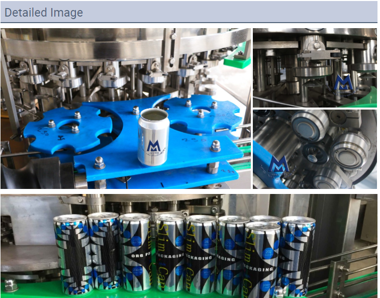 4000CPH 330ml Aluminum Can Filling Machine Small Scale For Beverage