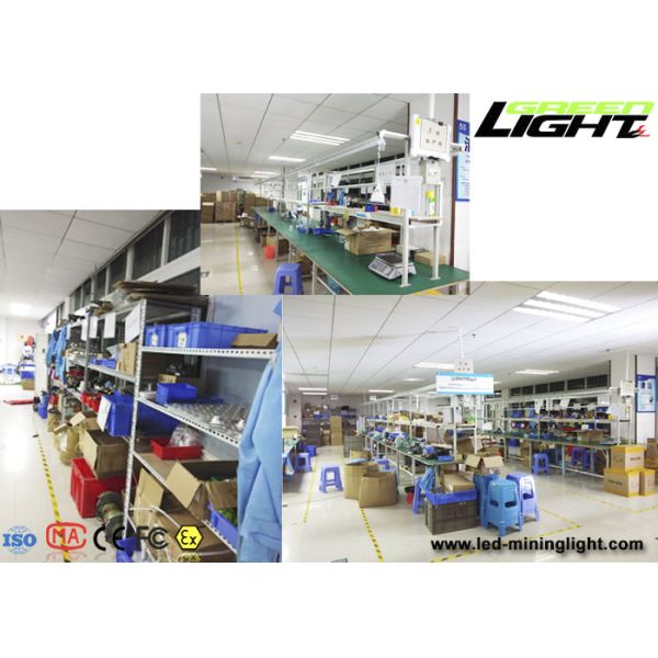 Antistatic LED Mining Cap Lamp 15000lux Brightness With Tracking Technology