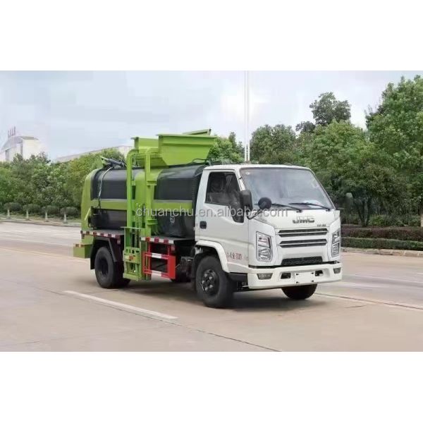 Garbage truck compression mechanism