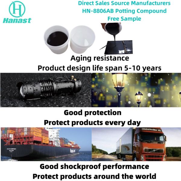 Thermal Conductivity Electronic Potting Silicone Liquid Two Component Custom