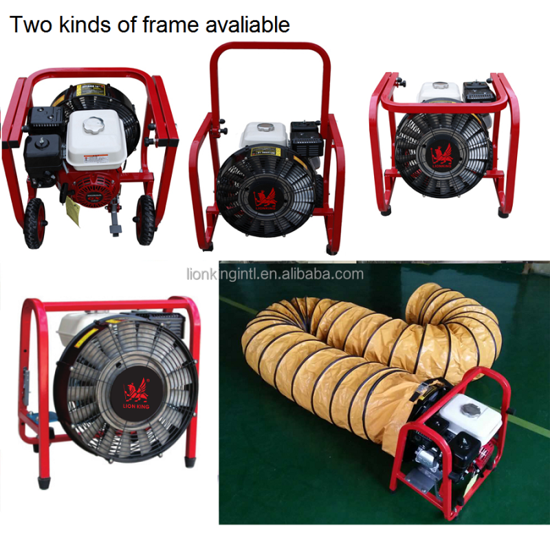 Petrol Driven Ventilation Fan for Fire Fighting