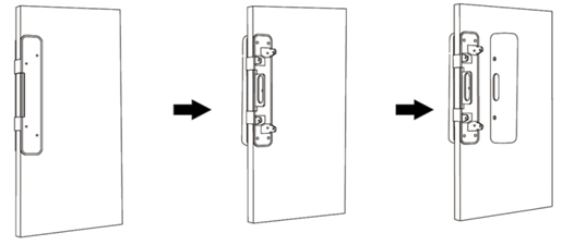RoHS Smart Bluetooth Fingerprint Lock For Glass Door