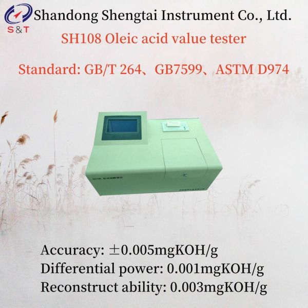 Automatic Transformer Oleic Acid Value Tester Accuracy ±0.005mgkoh/G