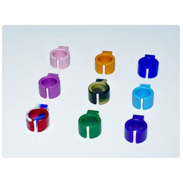 RoHS Width 12mm Silicone Cigarette Holder Ring