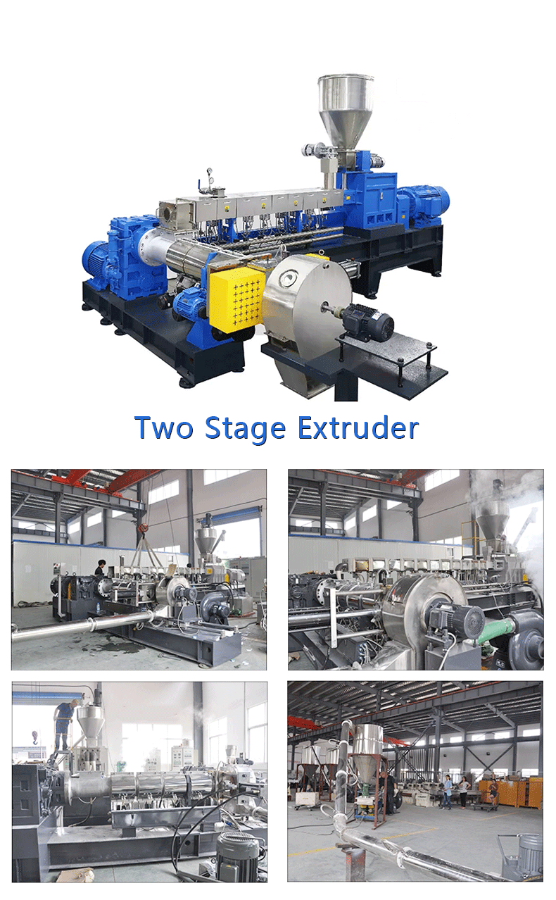PVC Cable Raw Material Granulating Two Stage Extruder Machine Plastic Kneading Banbury Kneader Machine
