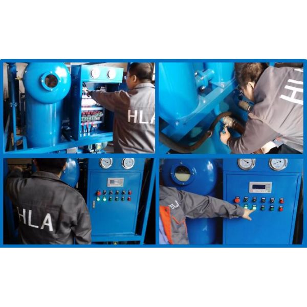 LVP Automatic Multistage Lube Oil Purifier System For Filtering Dehydration Lubricant Oil