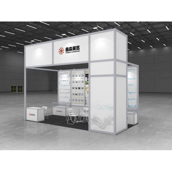 3X6X3M Exhibition Booth for Electrical Products ,Maxima Booth for Exhibition and Display