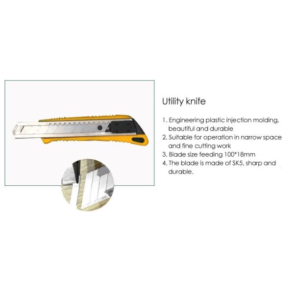 JYH-HTS16-1 Household Tool Sets 10pcs Custom Handmade Toolbox