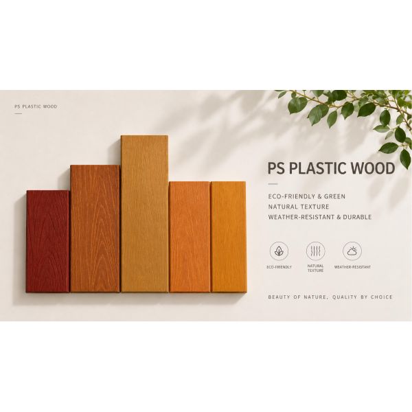 Termite Proof Splinter-Free Plastic Lumber Board with Smooth Surface for School Park Public Bench Seating