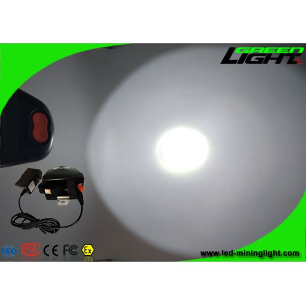 Digital Screen Portable Cordless Mining Cap Lamps IP68 8000lux High Brightness