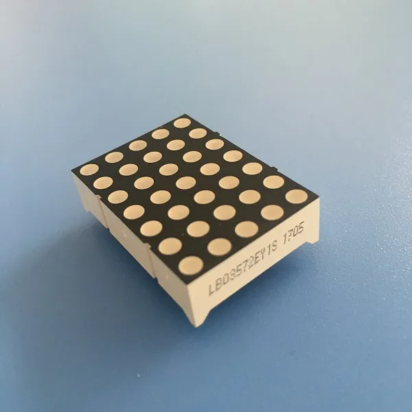 DOT Matrix LED Display 3mm Super Bright Yellow for Moving Signs/ Message Boards