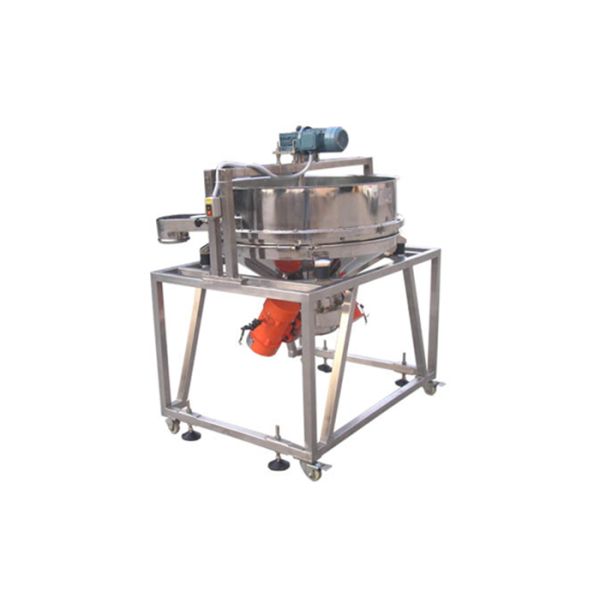 Low Profile Vibro Screen Machine Round Vibrating Separator With Two Screen Layers