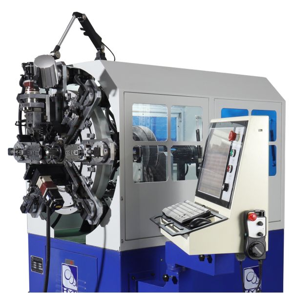 High Efficient Cam - Less Cnc Spring Forming Machine Wire Size Range 0.3 - 2.5mm
