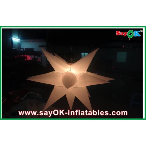 1.5m Diameter Inflatable Led Lighting Decoration Inflatable Star Decoratiom