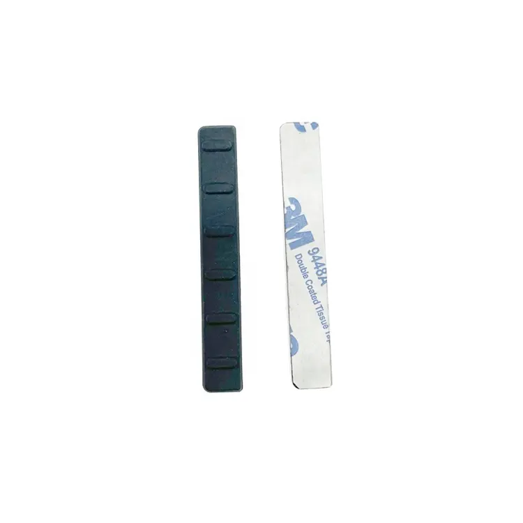 Customized Rectangular Silicone Rubber Foot Pad With 3M Adhesive On The Back For Mold Making