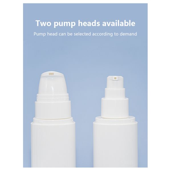 UKA64 Recyclable PP Plastic Airless Pump Bottle Small Large Head Container 60ml 80ml 100ml 120ml