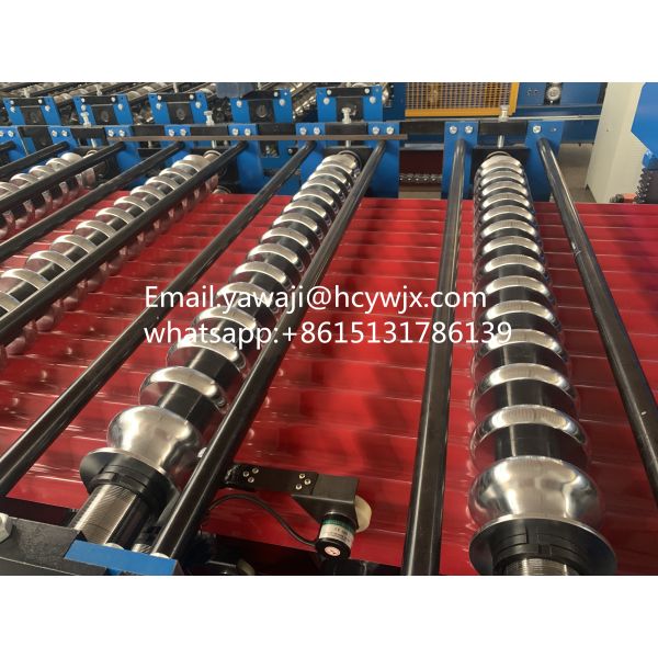 Automatic Metal Double Layer Roofing Sheet Roll Forming Machine Versatile