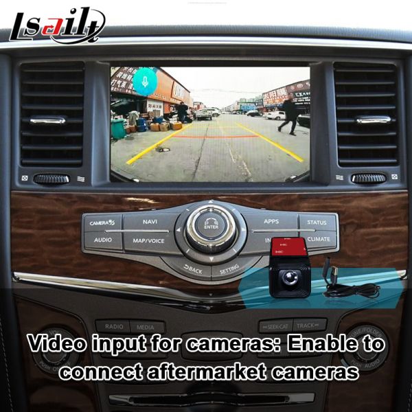 Lsailt CarPlay Interface for Nissan Armada, Quest, Pathfinder with Android Auto, upgrade original screen