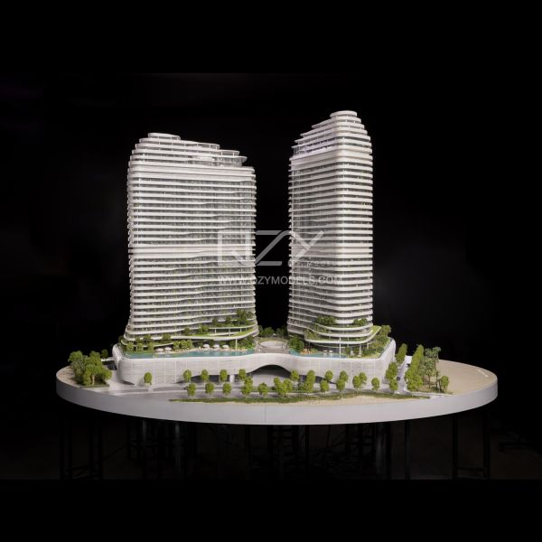 1:100 SAAS Tower Apartment Model 3D Printing Interior Decoration Physical Model For Display,Study