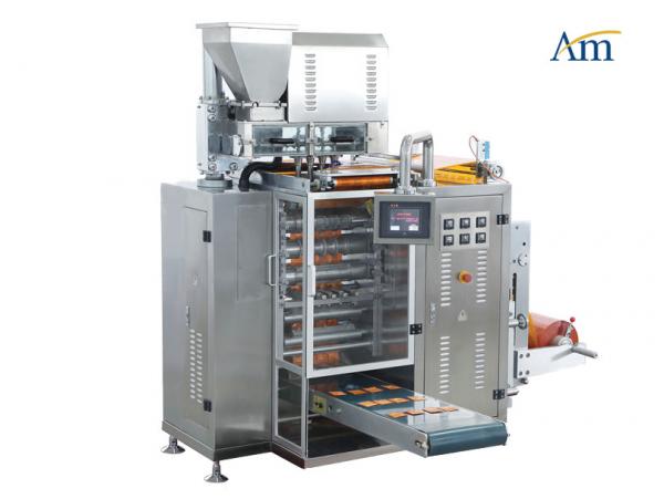 Buy Four Side Seal Powder Bagging Machine , Powder Packaging Equipment Fast Speed at wholesale prices