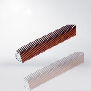 Different Size Flat / Rectangular Litz Wire , Multiple Stranded Magnet Wire For