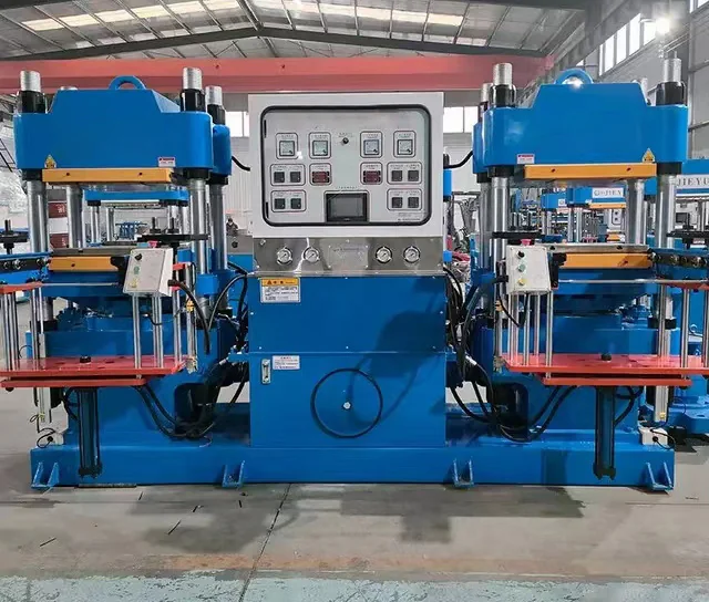 XLB-500×500 Small Double-Seat Vulcanizing Machine - One-Stop Double-Unit Rubber Hot Press - 50-Ton/80-Ton Twin-Shaft Flatbed Press