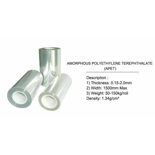 Super clear Rigid Plastic PET film rolls for folding box