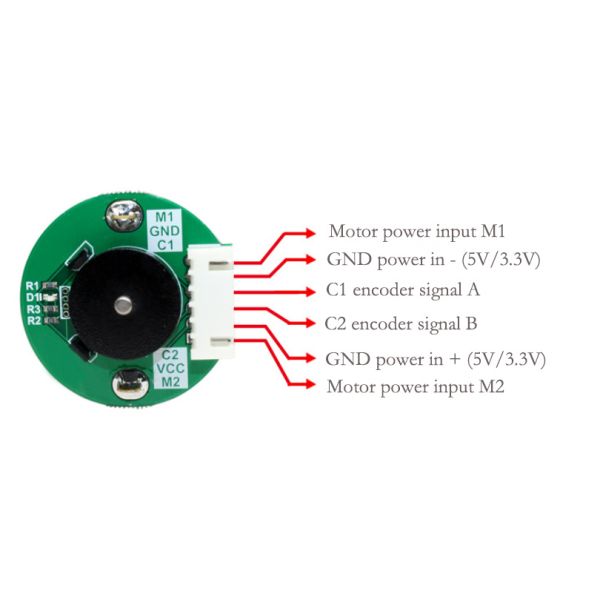 100KHz Encoder Turbo Gear Worm Motor High Torque 105RPM For Robot
