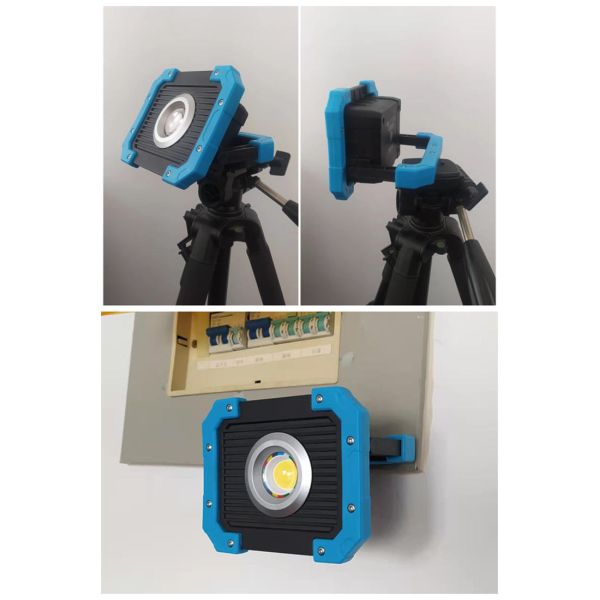 10W Rechargeable Magnetic Cordless Led Work Light With Threaded Hole
